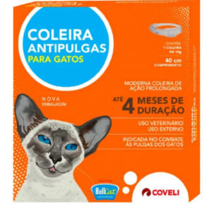 Coleira Anti pulgas Bullcat para Gatos